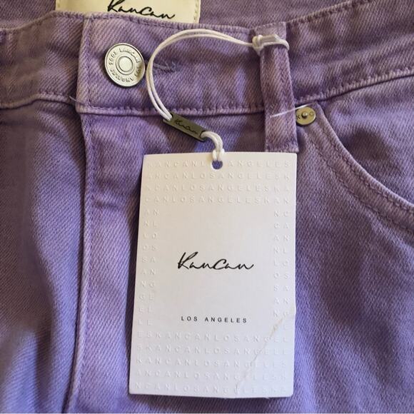 KanCan NWT Mari Ultra High Rise 90's Classic Straight Leg Lavender Jeans Size 10 - Picture 11 of 16